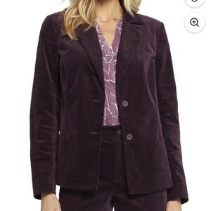 NYDJ JEANS Tuxedo Jacket Velveteen